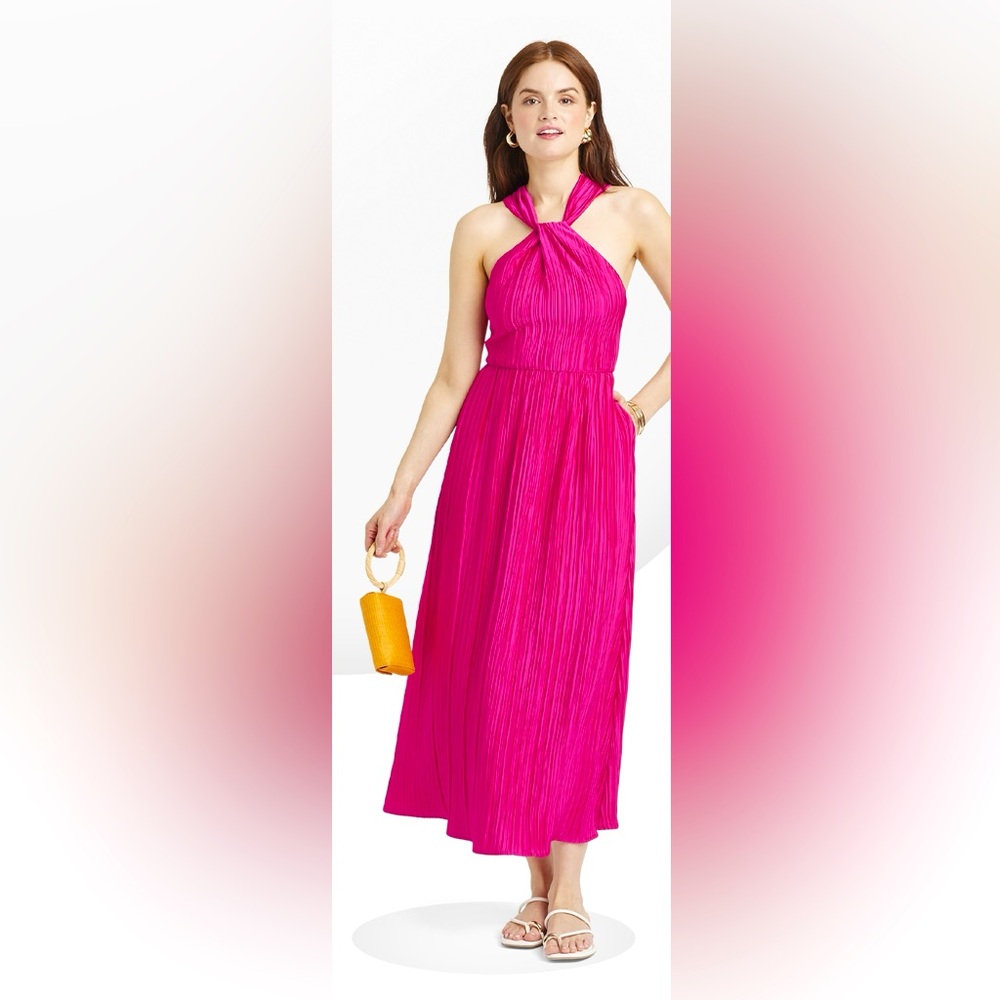 NWT Halter Midi Dress